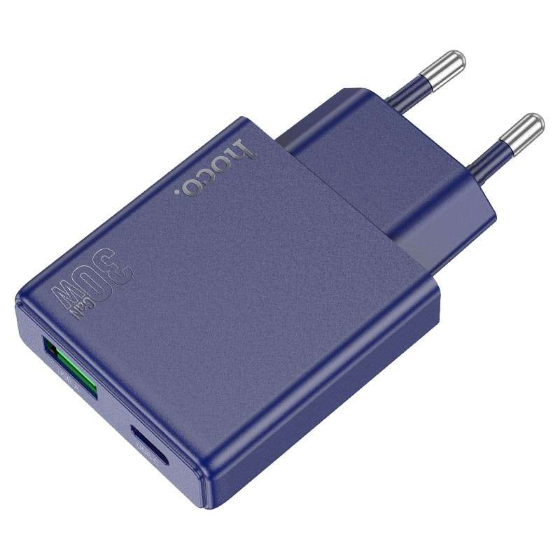 HOCO N95 Wall Charger With Single USB-A &amp; Single Type-C Ports Biscuit PD30W + QC3.0
