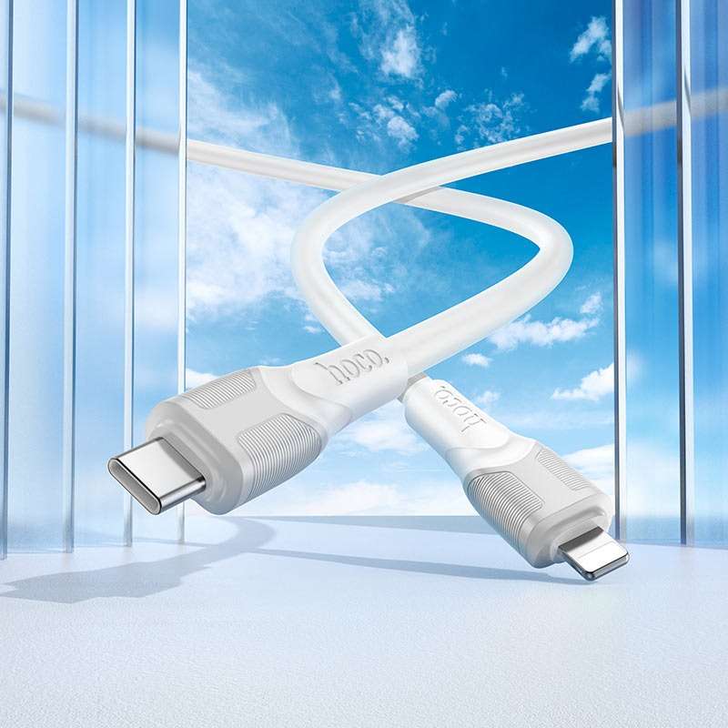 HOCO X106 Cable Type-C To iPhone Big Bull 5A Fast Charge Cable 2 Meter