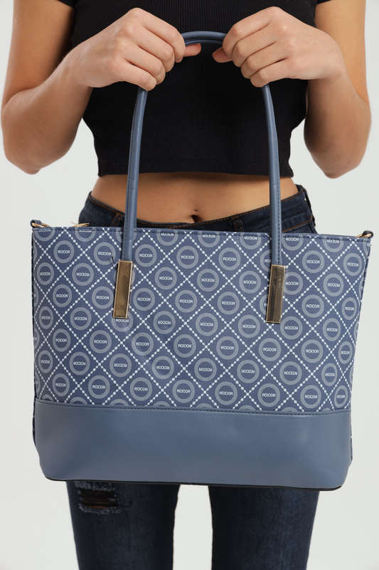 Ladies 3 Piece Set Faux Leather Handbag with Multiple Compartments