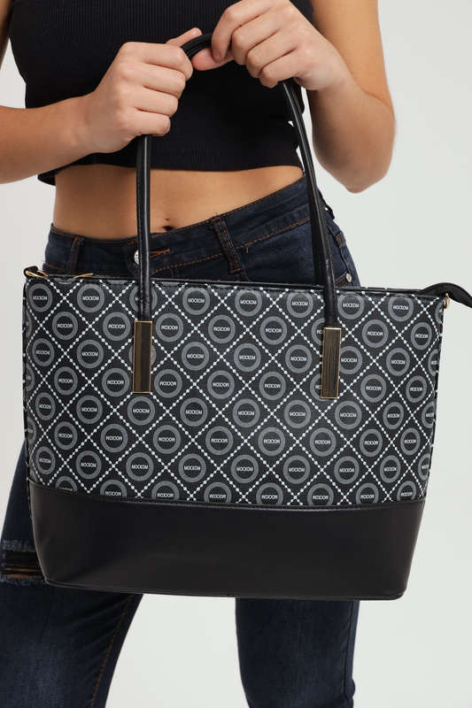Ladies 3 Piece Set Faux Leather Handbag with Multiple Compartments