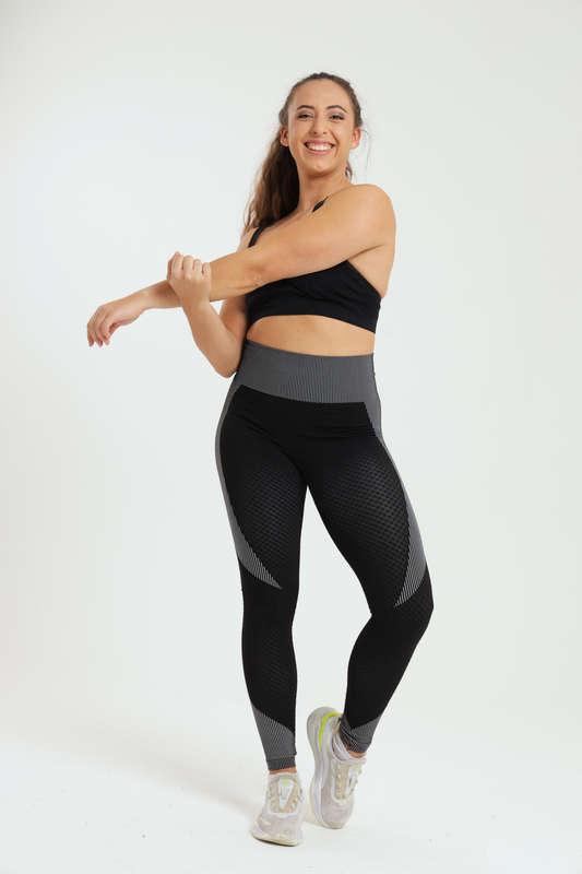 Ladies High Waisted Performance Yoga Fitness Leggings Free Size Sm to 2xl
