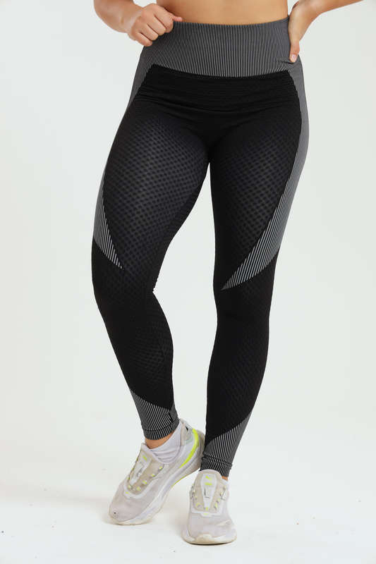 Ladies High Waisted Performance Yoga Fitness Leggings Free Size Sm to 2xl