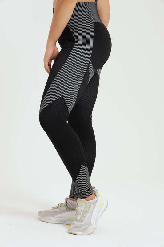 Ladies High Waisted Performance Yoga Fitness Leggings Free Size Sm to 2xl