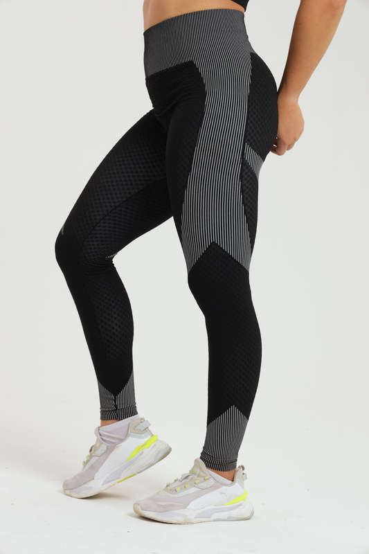 Ladies High Waisted Performance Yoga Fitness Leggings Free Size Sm to 2xl