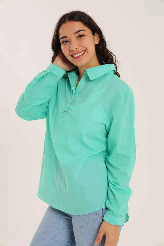 Ladies Poplin Shirt