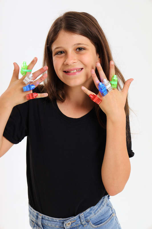 Pack Of 4 LED Party Finger Lights