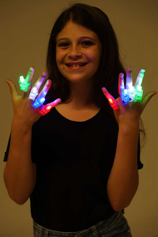 Pack Of 4 LED Party Finger Lights