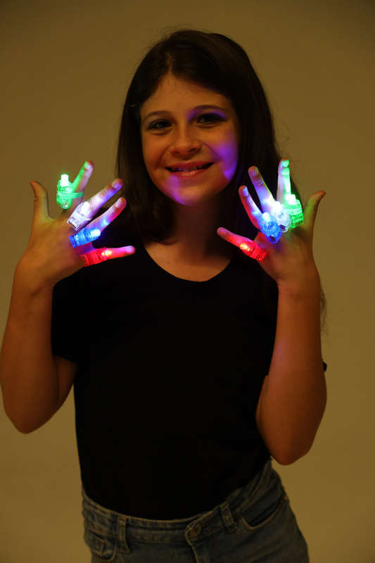 Pack Of 4 LED Party Finger Lights