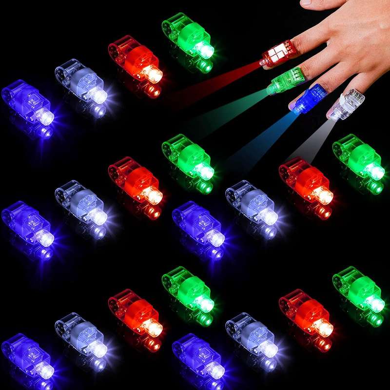 Pack Of 4 LED Party Finger Lights
