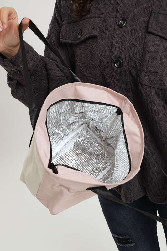 Senza Large Capacity Insulated Thermal Handbag Lunch Bag Dual Colour