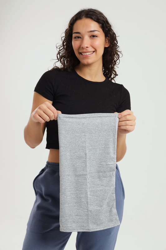 Senza Multipurpose Neck Warmer Face Grey Buff