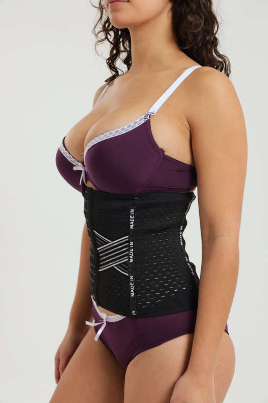 Senza Waist Trainer Sport Shaper Cincher Corset Black