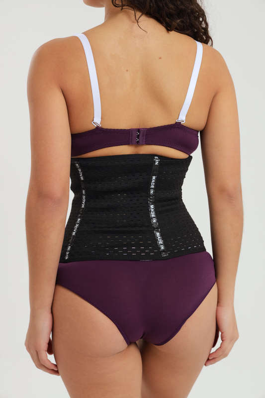Senza Waist Trainer Sport Shaper Cincher Corset Black