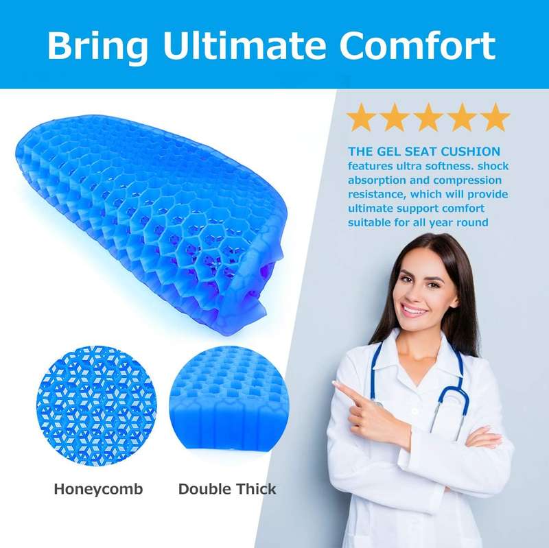 Silicone Support Egg Pillow For Lower Back Pain