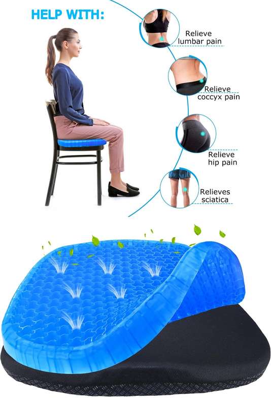 Silicone Support Egg Pillow For Lower Back Pain