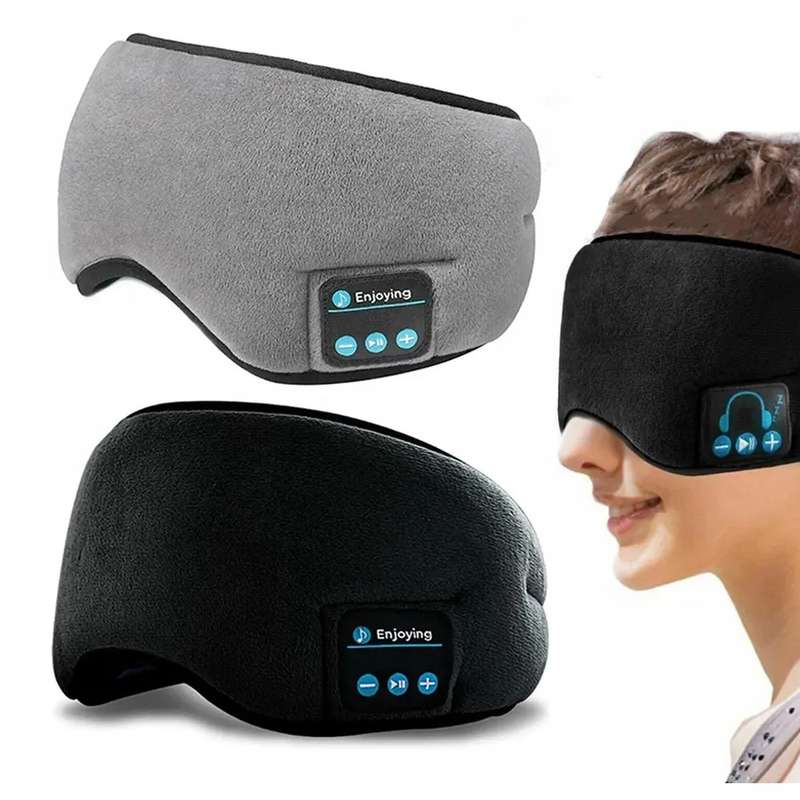 Sleeping Mask With Wireless Bluetooth Headphones