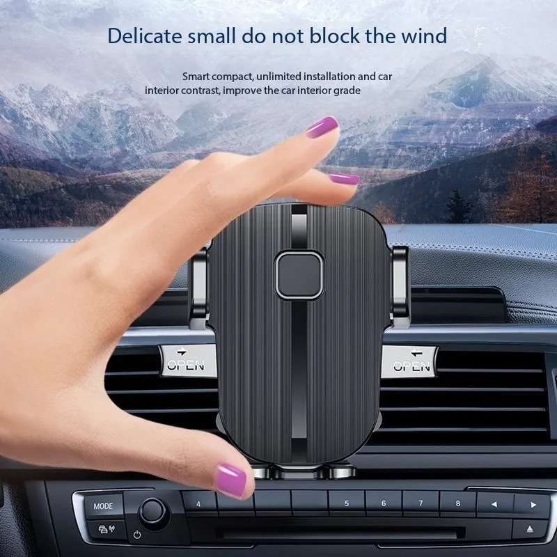 Air Vent Hook Auto Lock Phone Holder