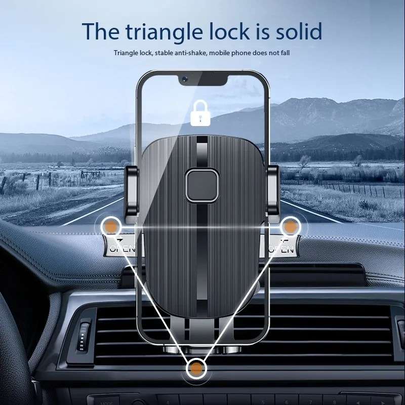 Air Vent Hook Auto Lock Phone Holder