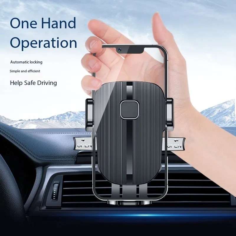 Air Vent Hook Auto Lock Phone Holder