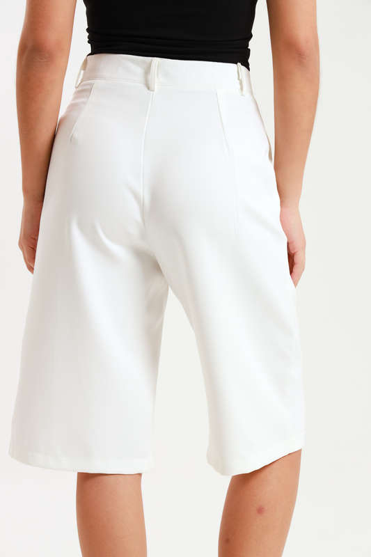 Andi Culottes Mid Length Casual Ladies Pants With Pockets