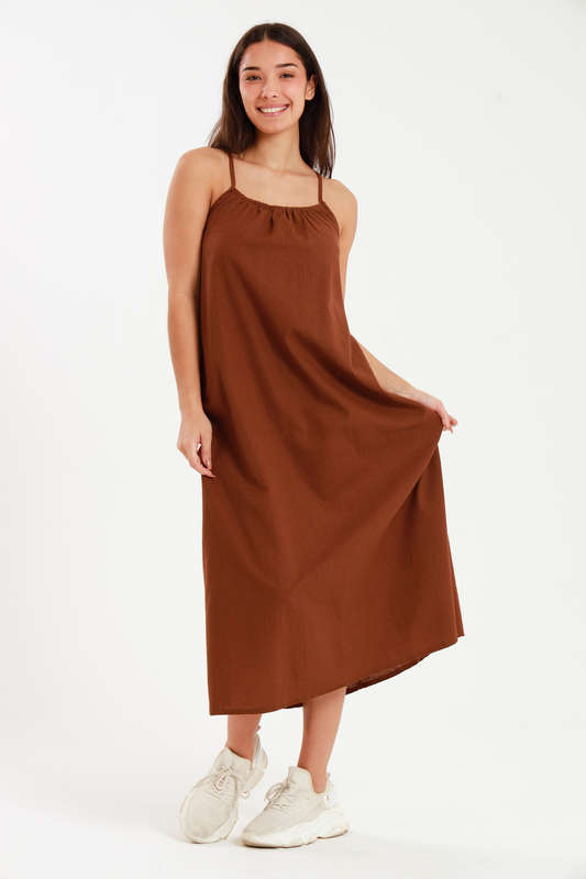 Branded Ladies Strappy Midaxi Dress