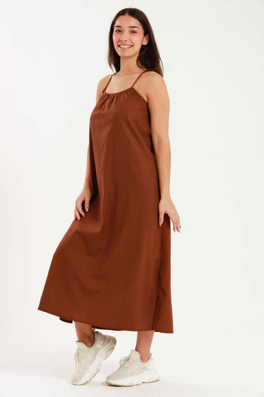 Branded Ladies Strappy Midaxi Dress