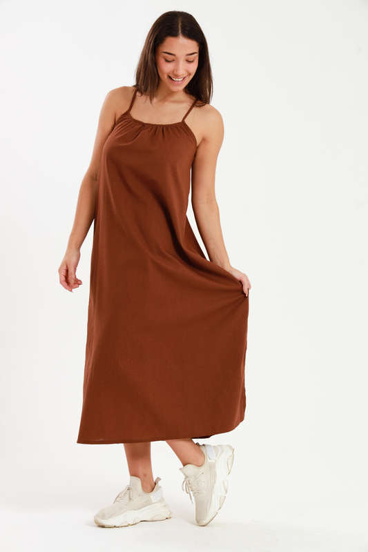 Branded Ladies Strappy Midaxi Dress