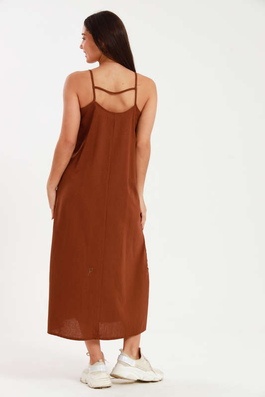 Branded Ladies Strappy Midaxi Dress
