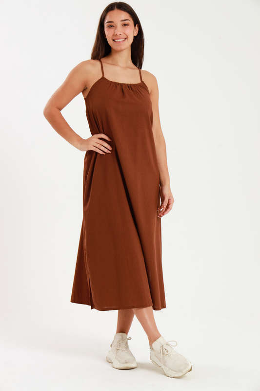 Branded Ladies Strappy Midaxi Dress