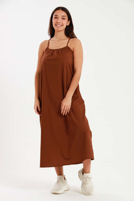 Branded Ladies Strappy Midaxi Dress