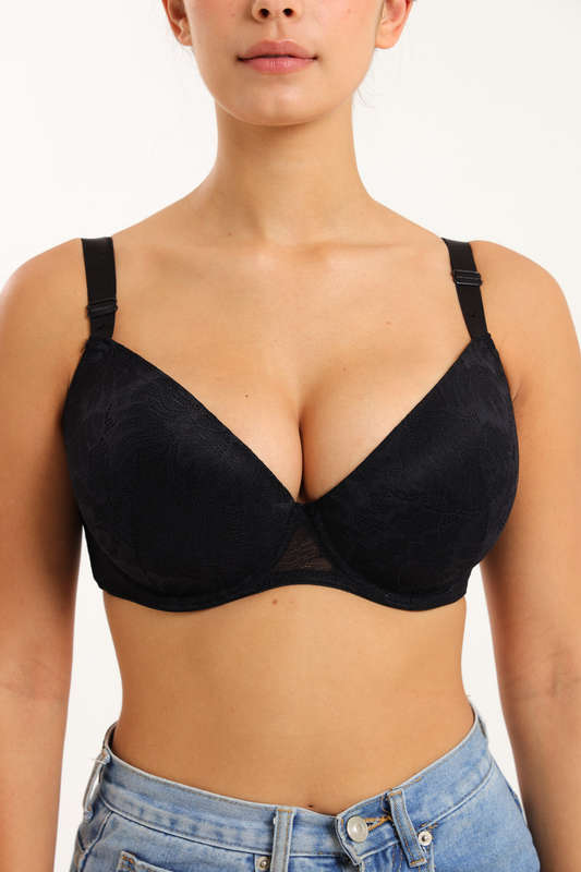 Branded Luxury Padded Underwire Bra Extra Plus Size
