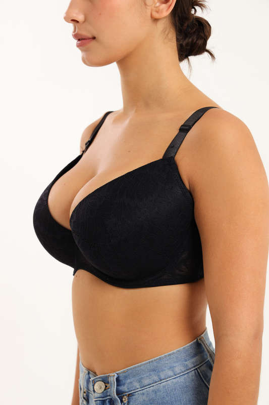 Branded Luxury Padded Underwire Bra Extra Plus Size