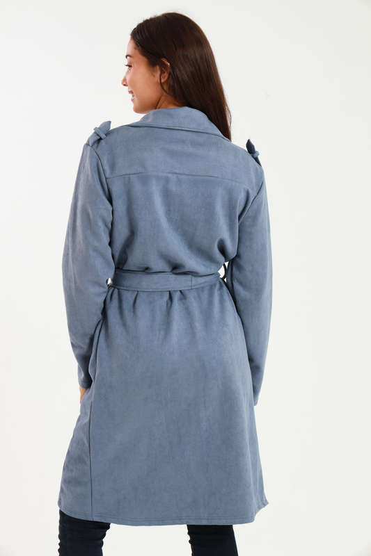 Branded Utility Trench Coat