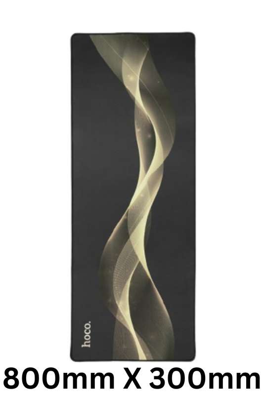 Hoco GM22 Aurora Gaming Desk Mouse Pad, 800 mm x 240 mm Black &amp; Gold