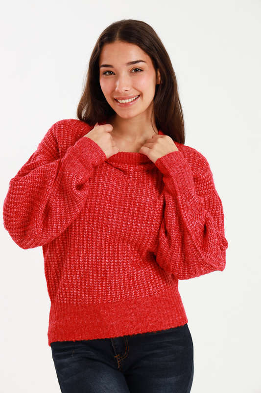 Ladies ZARA Cozy Plush Long Sleeve Pullover Sweater Jersey