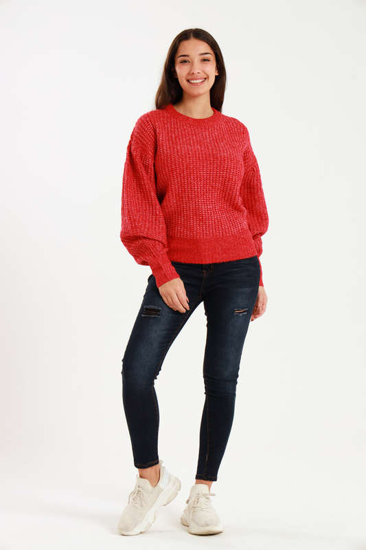 Ladies ZARA Cozy Plush Long Sleeve Pullover Sweater Jersey