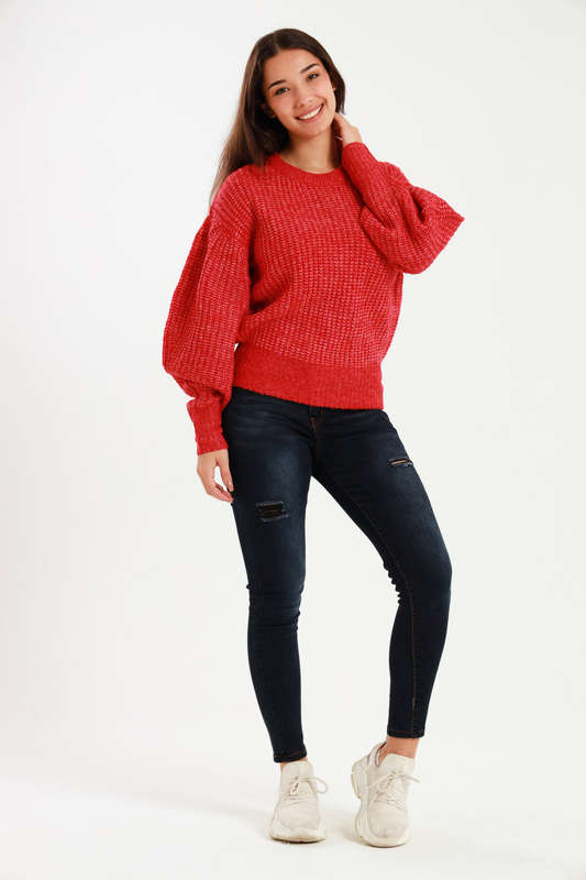 Ladies ZARA Cozy Plush Long Sleeve Pullover Sweater Jersey