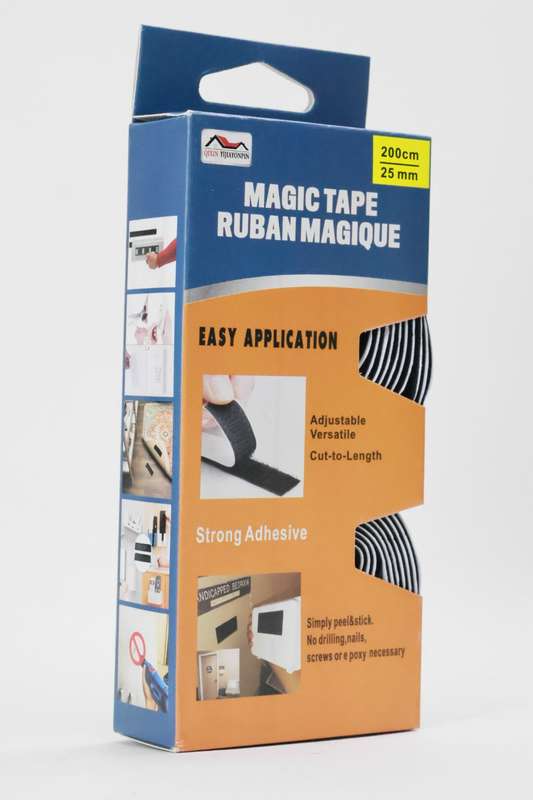 Magic Ruban Velcro Stick On, Tape, Hook &amp; Loop 200cm X 25mm