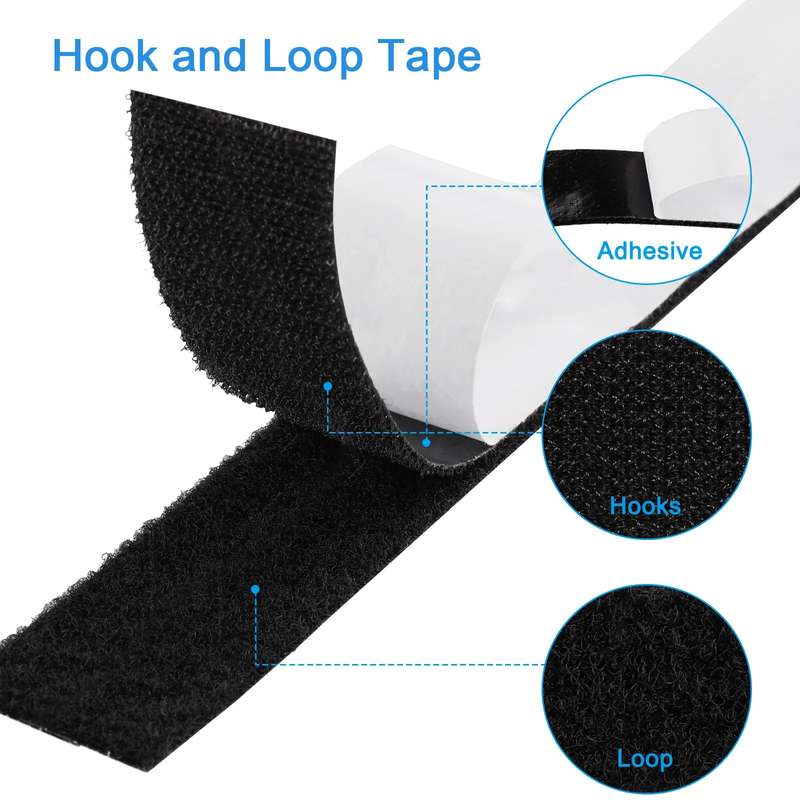 Magic Ruban Velcro Stick On, Tape, Hook &amp; Loop 200cm X 25mm