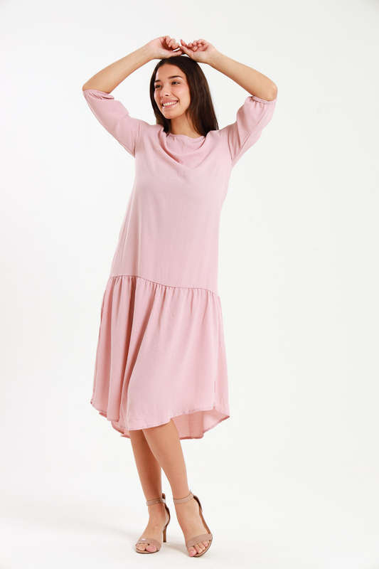 Natalia Long Sleeve Midaxi Dress