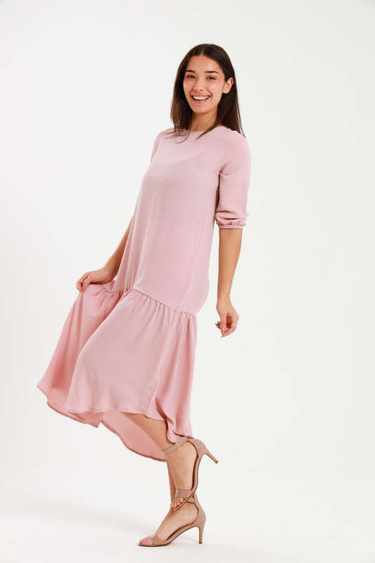 Natalia Long Sleeve Midaxi Dress