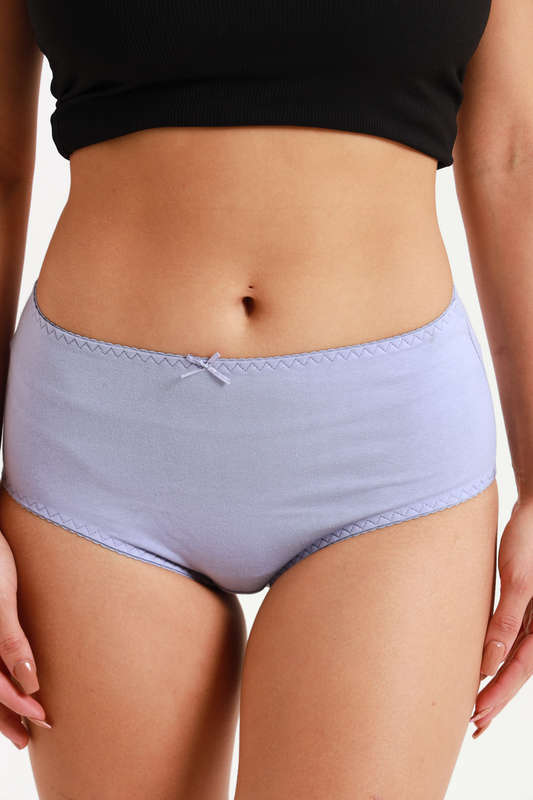 Ladies Fantasy 3 Pack Cotton Spandex Everyday Brief Panties