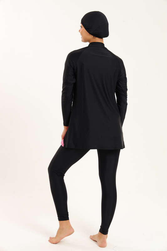 Senza® Ladies Maya Full Body Modest High Neck Burkini Swimsuit With With Cap