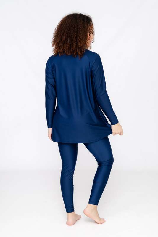 Senza® Ladies Maya Full Body Modest High Neck Burkini Swimsuit With With Cap