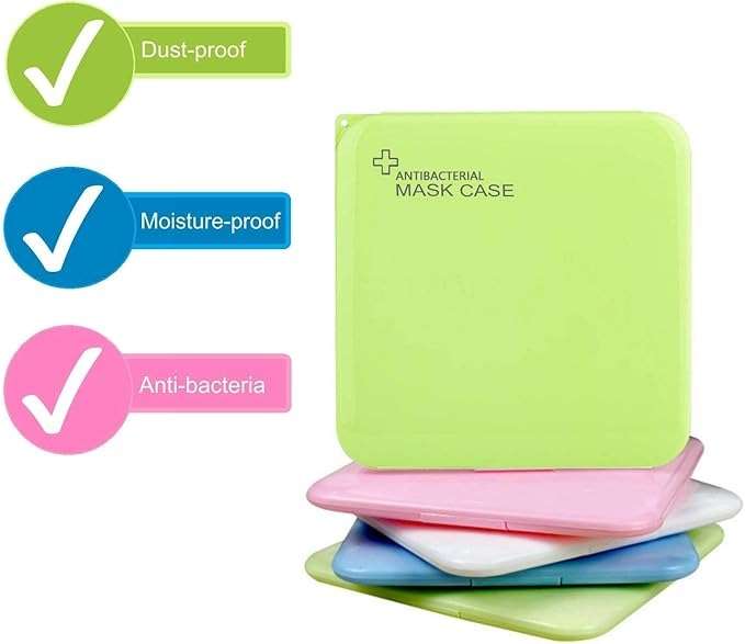 Senza® Pack of 4 Sanitary Pad &amp; Mask Storage Cases