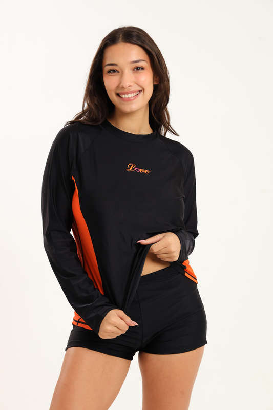 Senza®Ladies Long Sleeve Rash Sun Protection Swimwear Tops