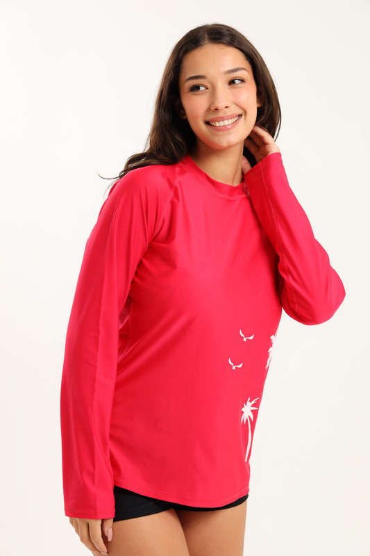Senza®Ladies Long Sleeve Rash Sun Protection Swimwear Tops