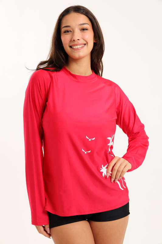 Senza®Ladies Long Sleeve Rash Sun Protection Swimwear Tops