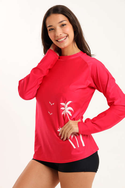 Senza®Ladies Long Sleeve Rash Sun Protection Swimwear Tops