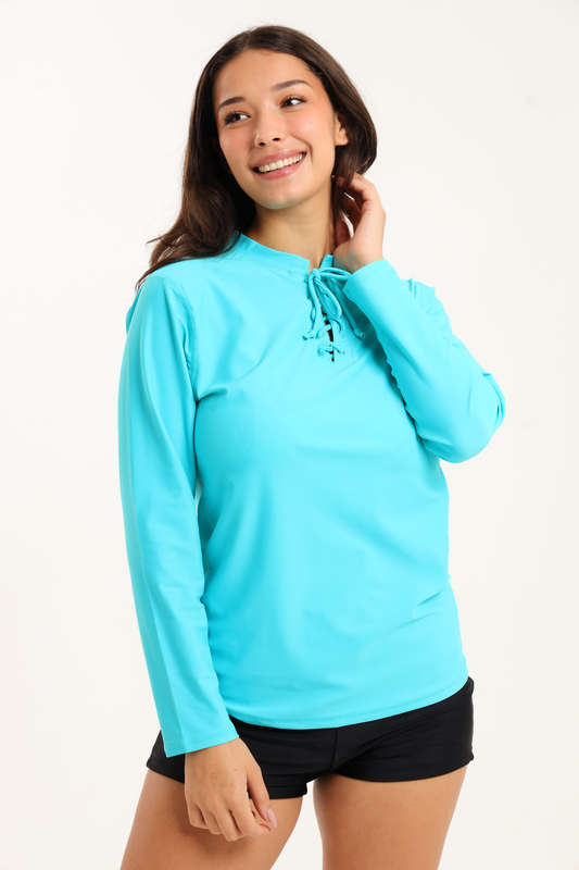 Senza®Ladies Long Sleeve Rash Sun Protection Swimwear Tops